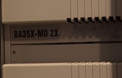 Dual Speed Blower Label