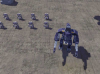 UEF bots close up in base