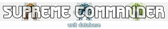 SupCom Unit Database