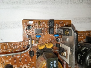 PCB, Center, Desoldered, 2