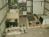 Items on pads in truck