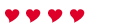 Four hearts