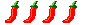4 peppers