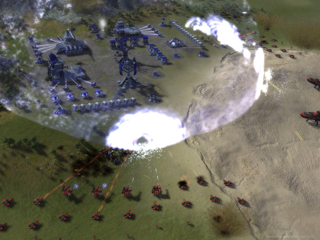 Cybran assaults UEF 2