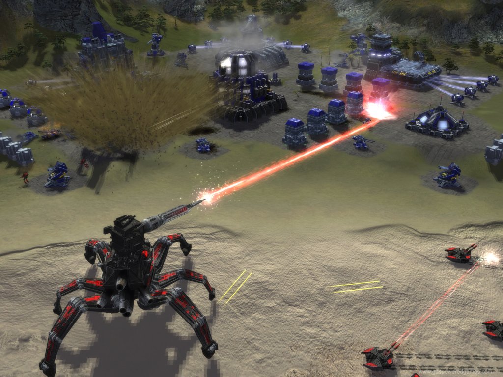 Cybran assaults UEF