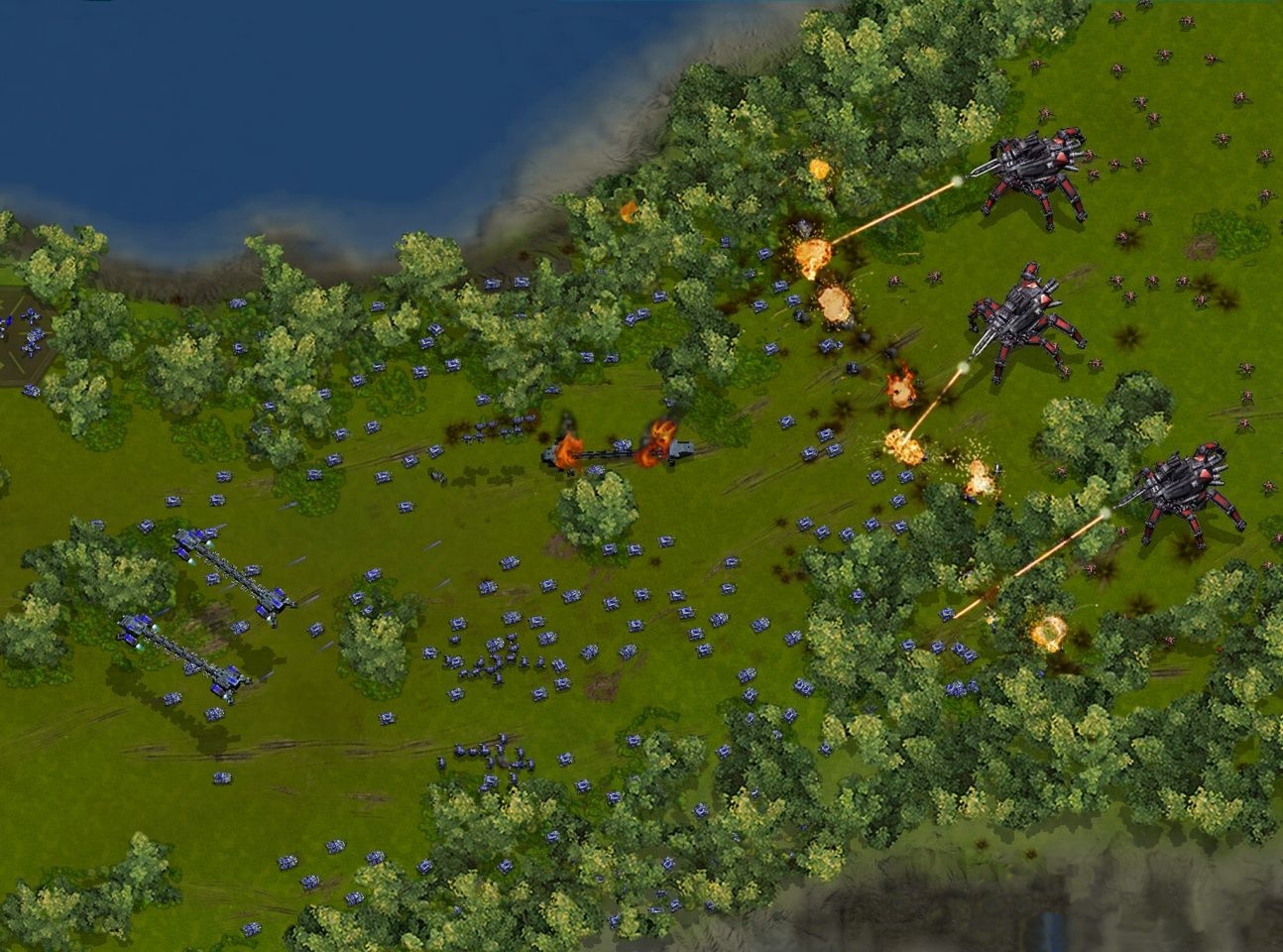 UEF and Cybran armies