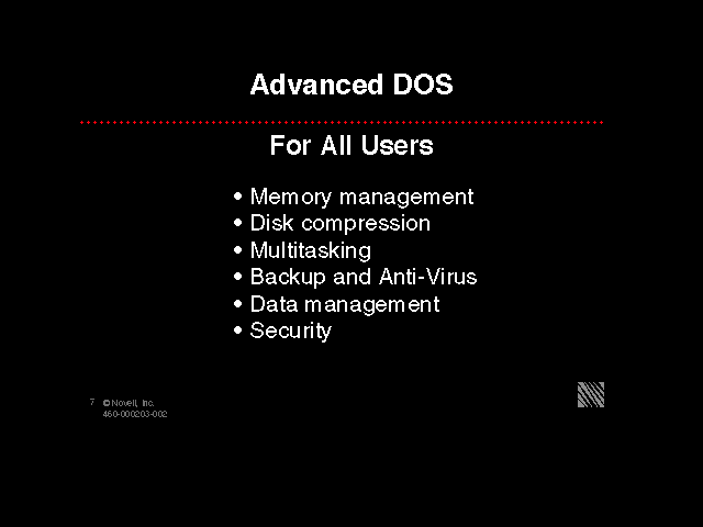 Advanced DOS - For All Users