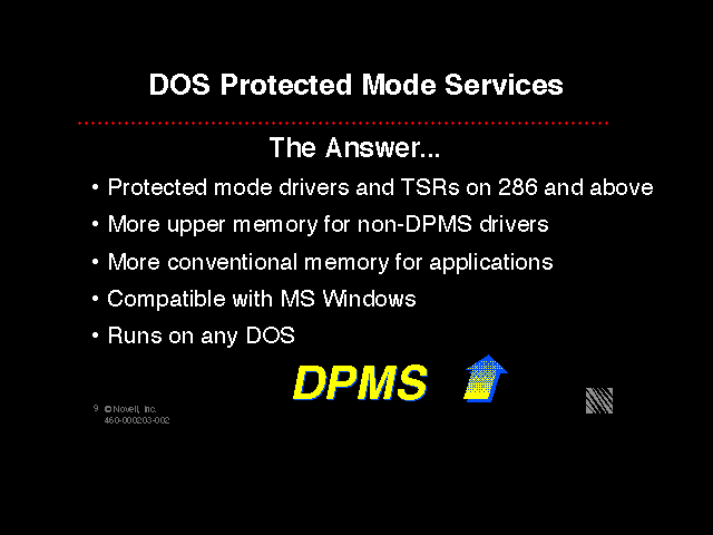 DOS Protected Mode Services