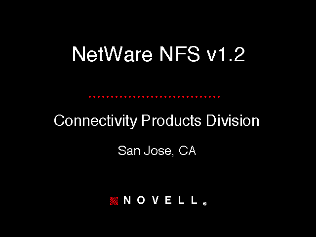 NetWare NFS v1.2