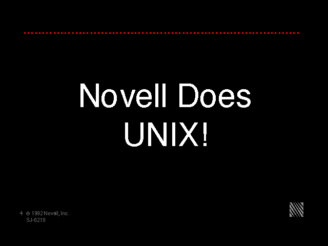 Novell Does UNIX!
