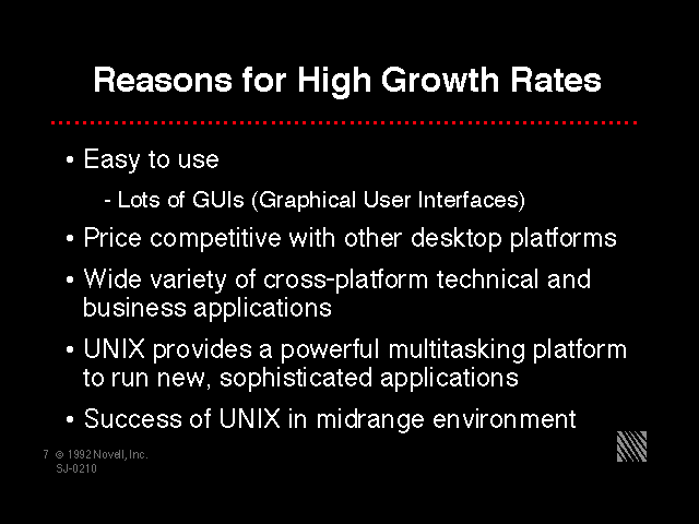 Reasons for High Growth Rates