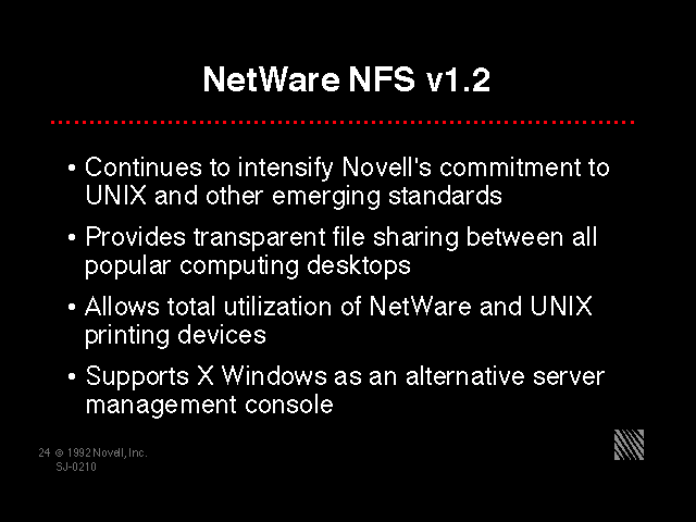 NetWare NFS v1.2